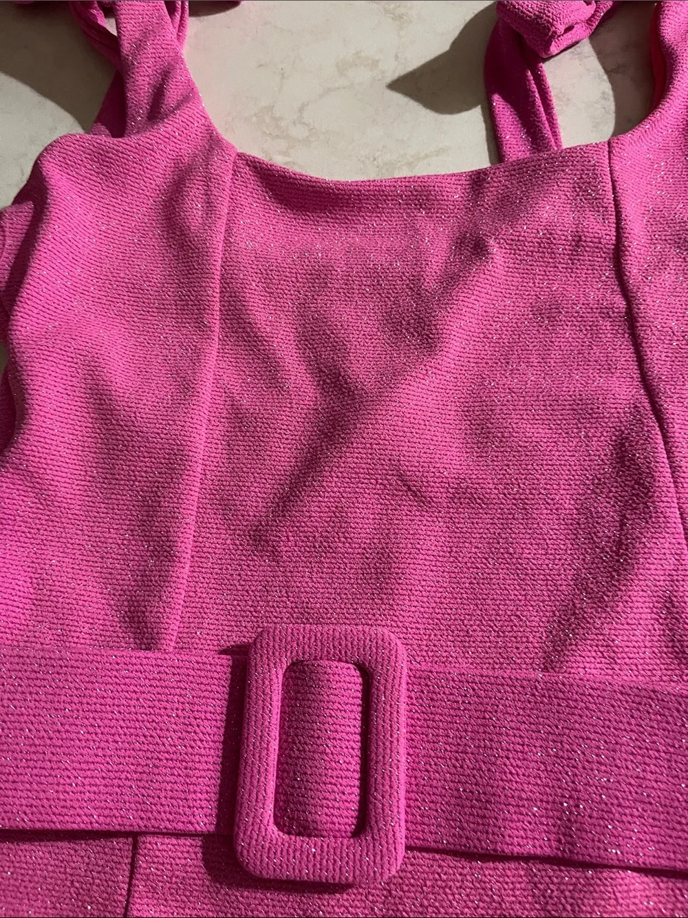 Beach Riot Bright Pink Performance Top